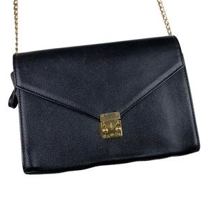 YSL Vintage Leather Clutch Bag